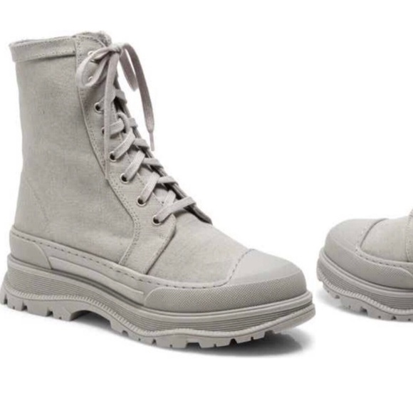𝅺the Free People Camp Out Canvas Lace-Up Boots